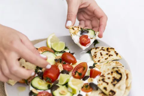 Pan naan o pan indio Pan naan o pan indio