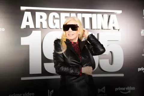 Avant Premier de Argentina, 1985: la alfombra roja Susana Giménez