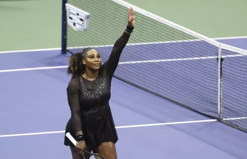 Serena Williams: el emotivo discurso que dio después de perder en el U.S. Open Serena Williams durante su último partido en el U.S. Open.