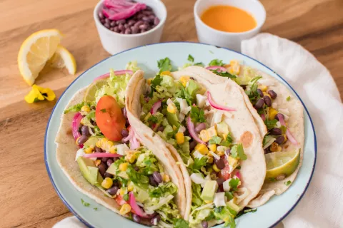 Receta: tacos veganos Tacos veganos