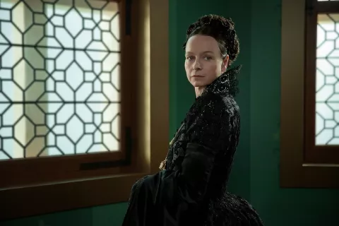Donde The Crown se encuentra con Succession: por qué deberías mirar The Serpent Queen Samantha Morton como Catherine de' Medici.