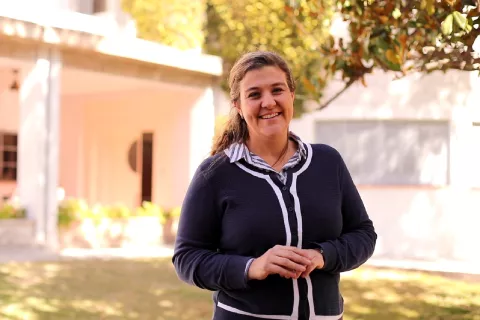 María Morchio Giol, la tataranieta de Juan Giol y hoy líder de la bodega Valle Las Nencias María Morchio Giol, la nueva cara de una bodega con mucha historia.