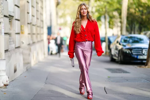 Metallic pants - Cargo