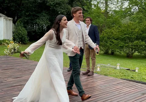 ¿Cómo es un casamiento carbono neutral? Casamiento carbono neutral: Martina y Jaime concretaron el primero en el país.
