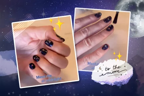 Taylor Swift: aprendé a hacer midnights nails, la manicura que es tendencia en redes Las uñas furor de Taylor Swift.