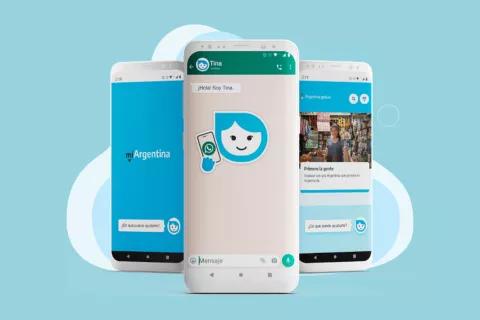Tina: cómo funciona y para qué sirve la asistente virtual del Gobierno Tina, la nueva asistente virtual para hacer trámites que lanzó el Gobierno.