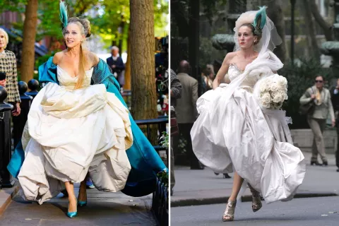Vivienne Westwood diseñó el icónico vestido de Carrie para Sex and the City.