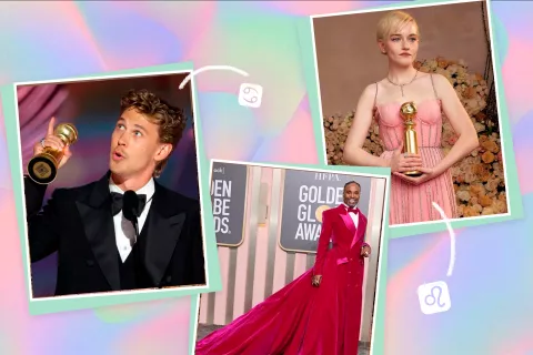 Los signos en los Golden Globes 2023 Los signos en los Golden Globes 2023.