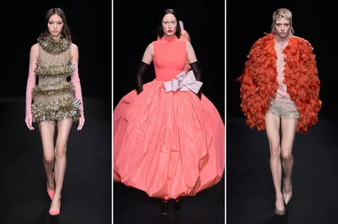Los looks más impresionantes de Valentino en la Semana de la Moda en París.