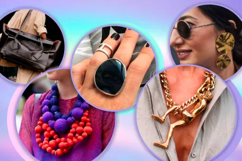 Otra clave trendy que vuelve: los maxiaccesorios Maxiaccesorios.