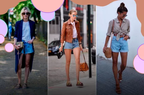 Short de denim: 10 looks para que te inspires a usarlo este verano 10 looks con shorts de denim para que te inspires.