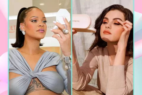 Cosmética: 5 marcas beauty con una celebrity detrás que vale la pena que conozcas Rihanna y Selena, dos diosas que llevaron sus consejos beauty a sus propias líneas de make up