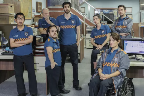 División Palermo: la serie argentina que todo el mundo está mirando en Netflix El elenco de División Palermo, la nueva serie de Netflix.