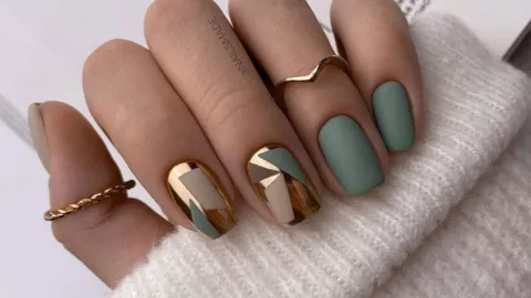 Full metalizado: cinco diseños de nail art para que te inspires