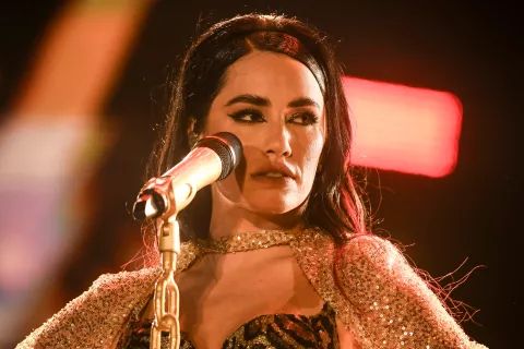 Lali en Vélez: el momento en que apareció Miranda en el escenario y los fanáticos enloquecieron Lali durante su show en el Estadio Vélez.