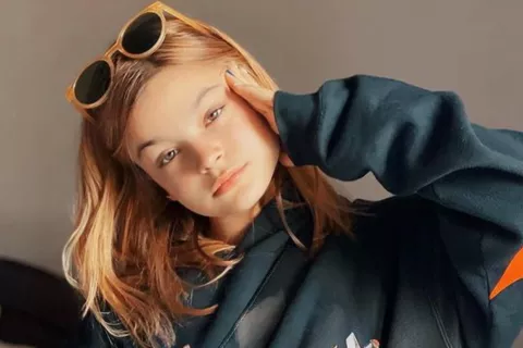Muna Pauls: así fue su look para cantar con Natalie Pérez.