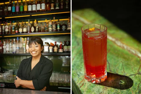 Tragos para celebrar: las mejores bartenders de la ciudad nos enseñan a prepararlos Flavia Arroyo, bartender de Casa Cavia y su cóctel Sweet 15th