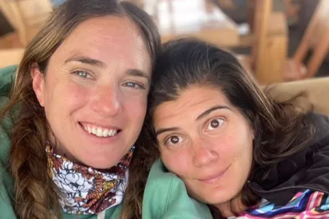 Jazmín Beccar Varela fue mamá junto a su novia, Sofía Accattoli. 