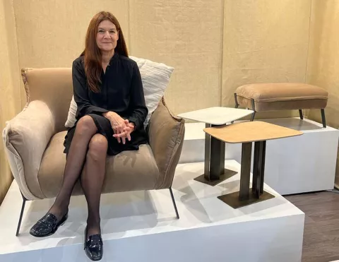Estas son las 8 diseñadoras argentinas elegidas para exponer en una feria en Nueva York La arquitecta Viviana Melamed, en la feria de Nueva York.