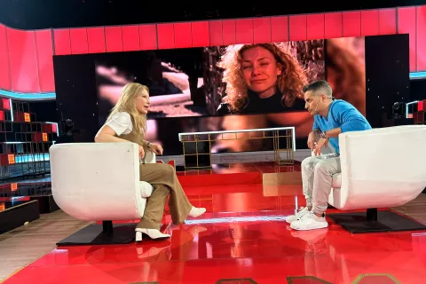 Cecilia Roth en un mano a mano con LAM.