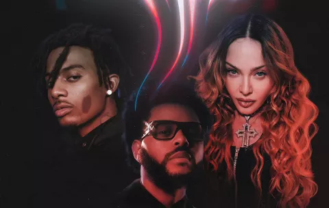 The Weeknd, Madonna y Playboi Carti presentaron Popular.