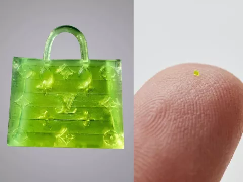 ¿Una cartera microscópica? Así es el bolso de Louis Vuitton más pequeño del mundo La cartera microscópica de Luois Vuitton que creó el colectivo MSCHF