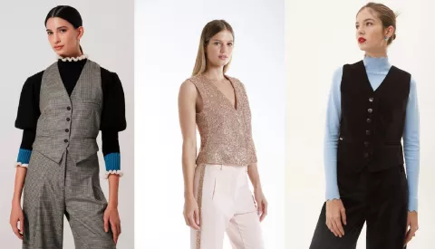 Chalecos sastreros: 8 opciones geniales para sumar a tus looks de todos los días Chaleco de sastre: una prenda que se adapta a todos los estilos.