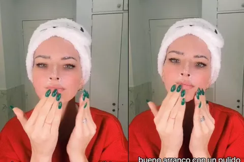La China Suárez y su rutina de skincare