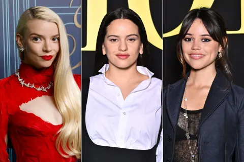 Anya Taylor-Joy les presentó su marido a Rosalía y Jenna Ortega en español y el video se hizo viral Anya Taylor Joy, Rosalía y Jenna Ortega.