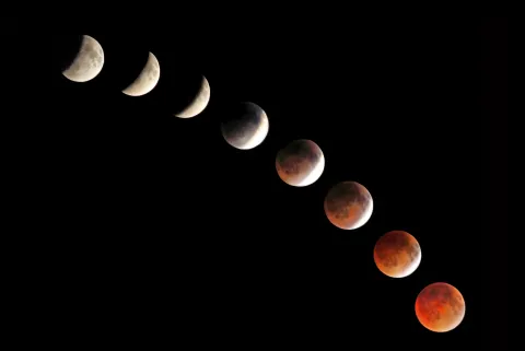 El último eclipse lunar del año: el final de un proceso Eclipse lunar.