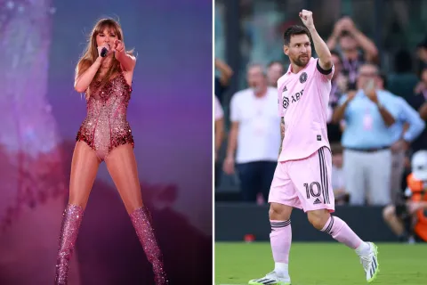 Taylor Swift y Lio Messi: así se verían juntos en el The Eras Tour, según la inteligencia artificial Taylor Swift y Lio Messi: ¿cómo se verían juntos cantando en The Eras Tour?