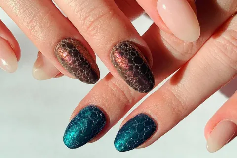 Uñas de serpiente: 3 diseños de este nail art que es tendencia.