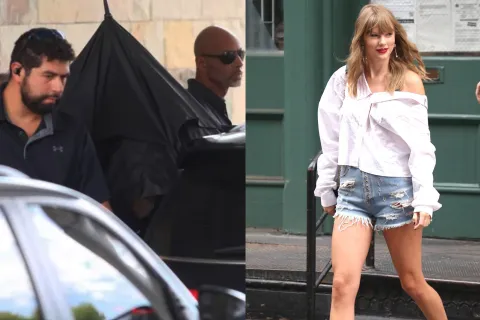 Taylor Swift llegó a Argentina escondida bajo un paraguas: ¿por qué en una época viajaba en valijas? taylorargentina_principal.jpg