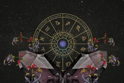 Llega la última luna llena en Cáncer y así afectará a cada uno de los signos Ilustración de la rueda zodiacal.