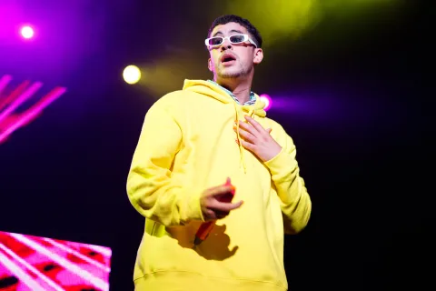 Bad Bunny: así es el exclusivo postre en forma de corazón que presentó en Miami Bad Bunny ofrece su "Corazón" en Miami.