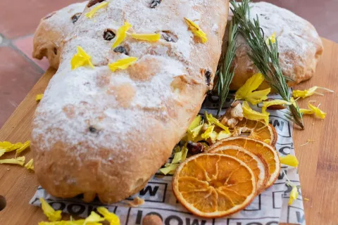 Paso a paso para hacer el pan dulce alemán, stollen.