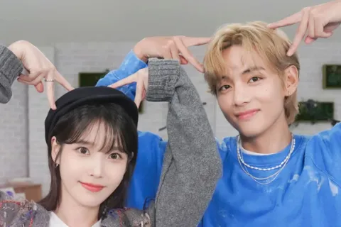 IU lanzará un nuevo disco que incluirá una colaboración con Kim Taehyung, V de BTS IU y V tendrán una nueva colaboración.