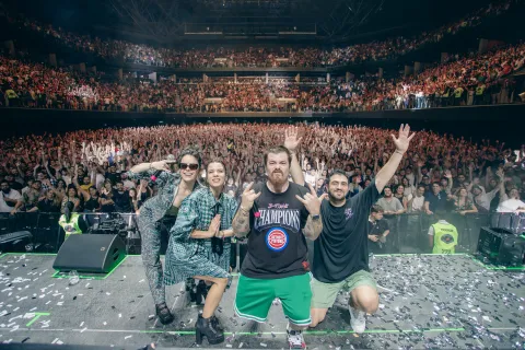 Migue Granados en el Movistar Arena: así fue el primer show Olga y las bandas eternas Sofi Morandi, Gime Accardi, Migue Granados y Lucas Fridman, los anfitriones de una noche a pura magia en el Movistar Arena.