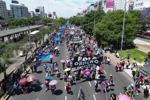Movilización del miércoles 27 de diciembre en rechazo al DNU de Milei.