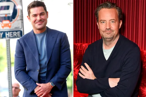 Zac Efron recibió su estrella en el Paseo de la Fama con una dedicatoria a Matthew Perry Zac Efron recibió su estrella en el Paseo de la Fama de Hollywood con una emotiva dedicatoria a Matthew Perry.