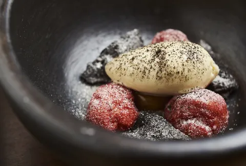 Estos son los 11 sabores de helado más extraños que podés probar en Buenos Aires El helado de asado, una creación del chef Dave Soady.