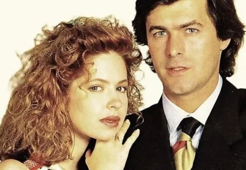 A 30 años de Perla Negra, se juntaron Andrea del Boca y Gabriel Corrado El reencuentro de Andrea del Boca y Gabriel Corrado, protagonistas de Perla Negra.
