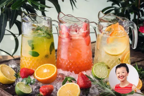 Kari Gao prepara agua saborizada: la receta más rica que hayas probado Kari Gao: receta de agua saborizada.