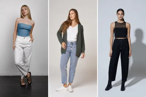 Cómo son los slouchy jeans: 7 marcas argentinas que se suman a esta tendencia 7 marcas argentinas con jeans slouchy.