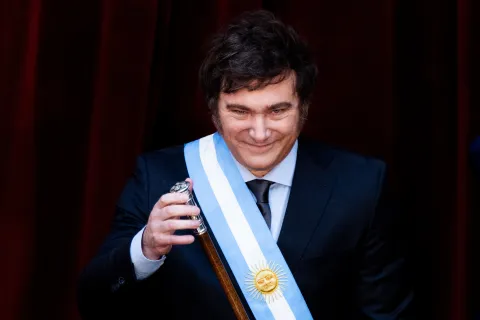 Apertura de sesiones ordinarias: el inédito horario en que Javier Milei hablará ante el Congreso Javier Milei en su asunción como presidente de Argentina.
