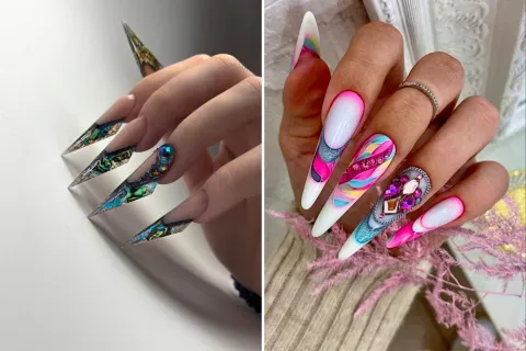 8 diseños de nail art para sumarte a la tendencia extreme.