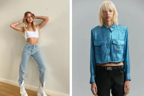 Van a ser tendencia en el otoño: 7 prendas con brillos Los brillos se vienen en todas sus formas: desde telas foil hasta apliques de cristales. Te mostramos cómo usarlos.