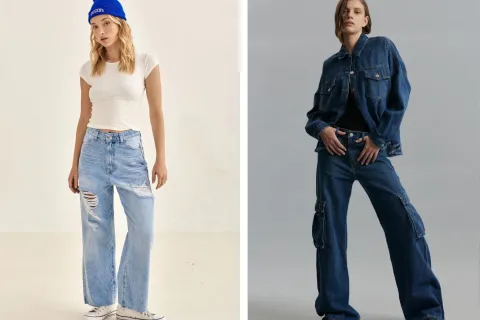 Estos son los 5 diseños de baggy jeans que no te pueden faltar.
