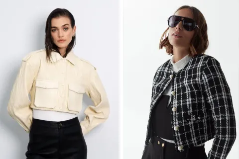 Cut Jackets: así son los abrigos que son tendencia durante este otoño Las camperas y tapados cortitos son la estrella de este otoño. Mirá cómo usarlos.