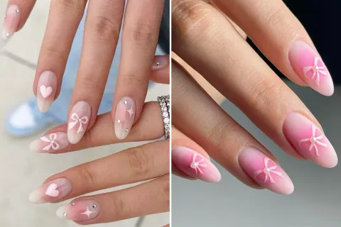Uñas coquette: 7 diseños de uñas para sumarse a la tendencia de 2024 7 diseños de nail art para sumarte a la tendencia coquette.